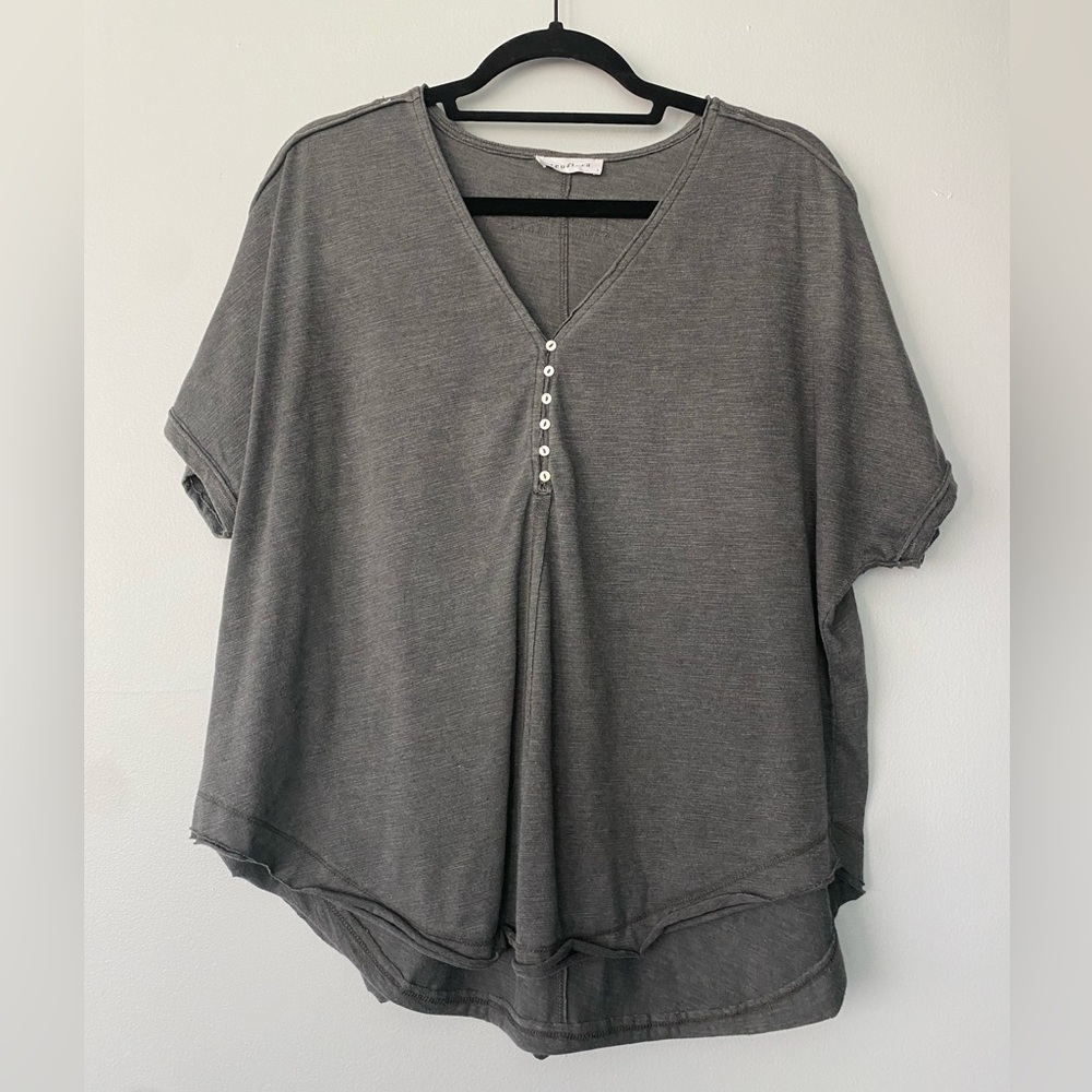 Neuflora Monterey Top - Charcoal